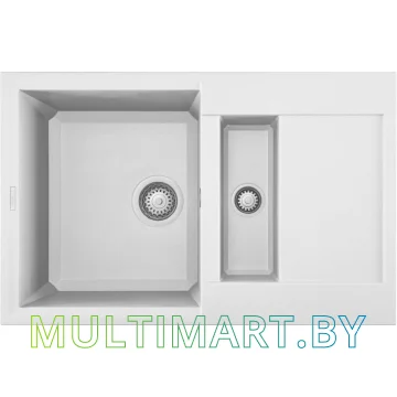 Кухонная мойка Elleci Easy 325 Bianco Titano 68